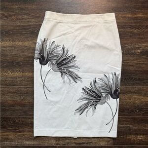 TALBOTS Chrysanthemum Pencil Skirt 8